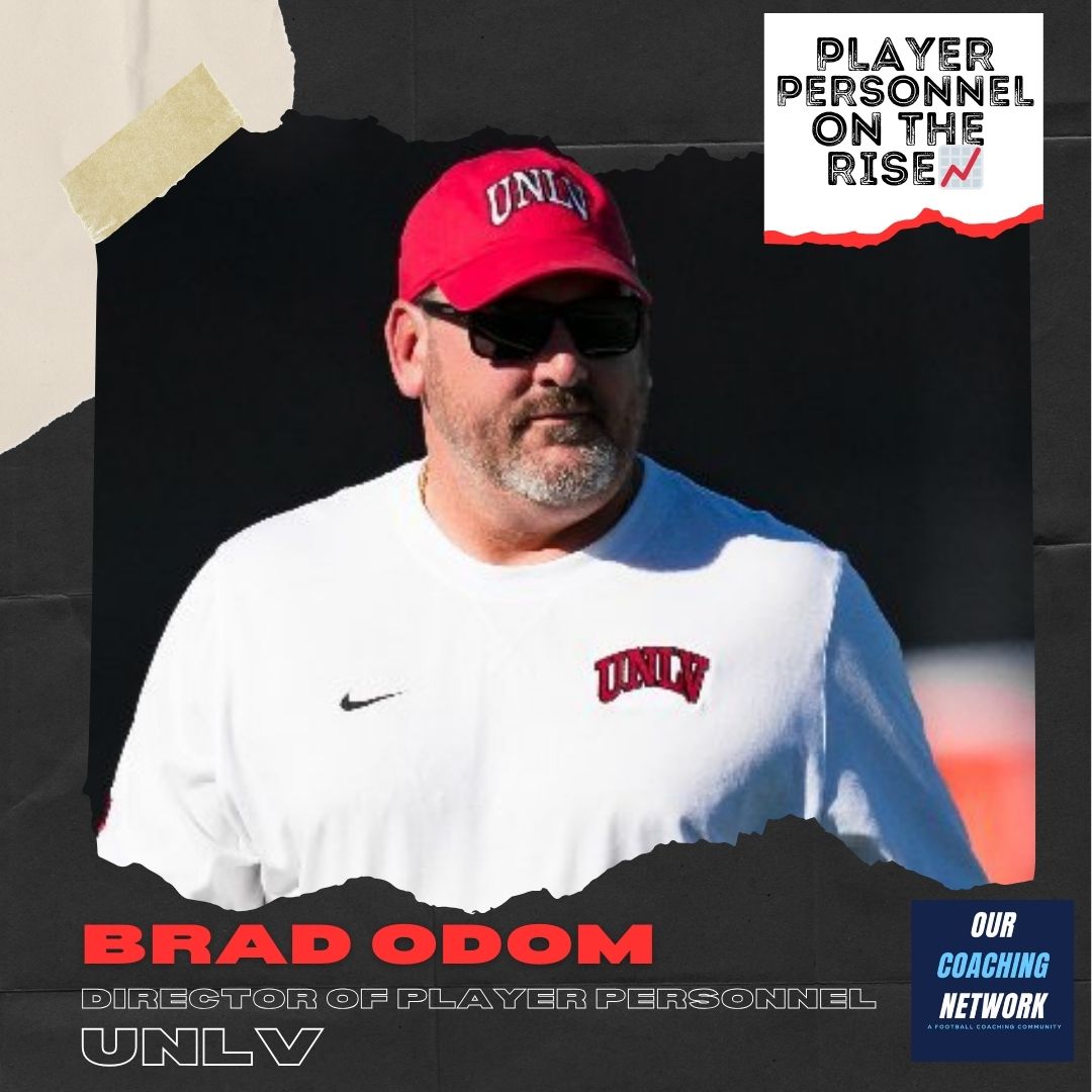 Our Coaching Network | A Football Coach Community (@ourcoachingnet) on Twitter photo 🏈Player Personnel on the Rise📈
<a href="/unlvfootball/">UNLV Football</a> Director of Player Personnel <a href="/bradodom/">Coach B.O.</a> is one of the best in CFB✅
And he is a 2024 Our Coaching Network Top Player Personnel on the Rise📈
Player Personnel on the Rise🧵👇 🏈Player Personnel on the Rise📈
<a href="/unlvfootball/">UNLV Football</a> Director of Player Personnel <a href="/bradodom/">Coach B.O.</a> is one of the best in CFB✅
And he is a 2024 Our Coaching Network Top Player Personnel on the Rise📈
Player Personnel on the Rise🧵👇