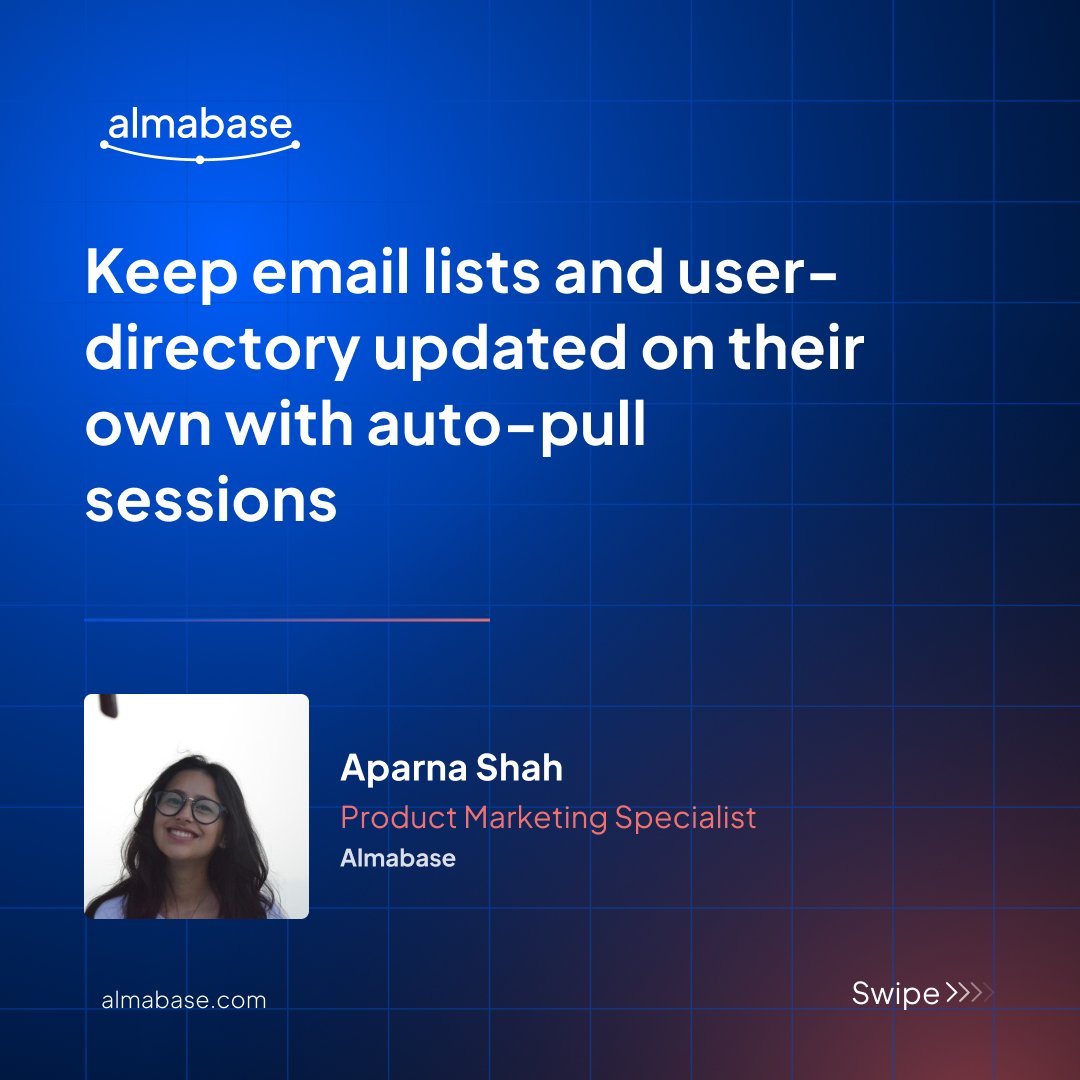 Almabase tweet media