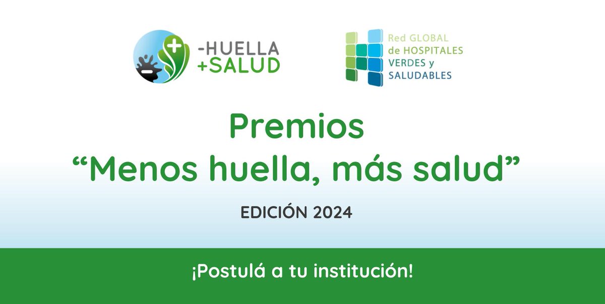 saludsindanio's tweet photo. 🏥🌎¿Tu hospital pertenece a la Red Global @Green_Hospitals? ¿Ya postuló a los premios Menos huella más salud?

📢 Además de las categorías habituales, este año sumamos reconocimientos al trabajo en quirófanos sostenibles ♻️

¡Conocé más y participá! 👉 https://t.co/VHAcC3GuWD https://t.co/puCubTQX8l