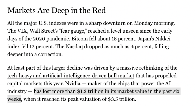 Waking up to the sound of the generative AI bubble beginning to burst