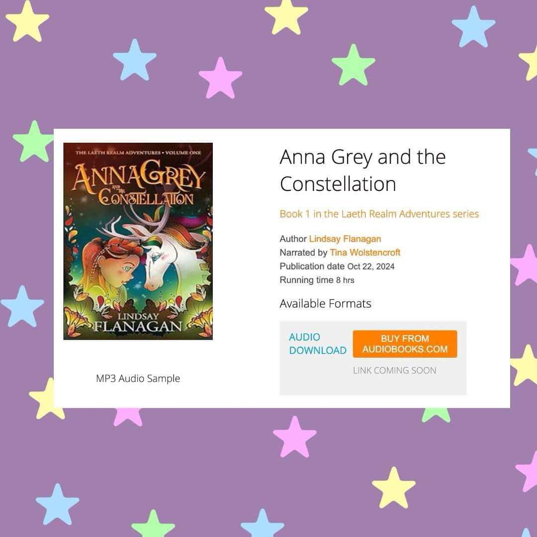 LindsFlanagan's tweet photo. If you’ve been waiting for the audiobook of my award-winning middle grade fantasy novel, you don’t have much longer to wait. It comes out October 22, 2024, from @tantoraudio and is narrated by Tina Wolstencroft whose voice is absolutely magical! 
#middlegradebooks #audiobook https://t.co/aO3NgsfXpo