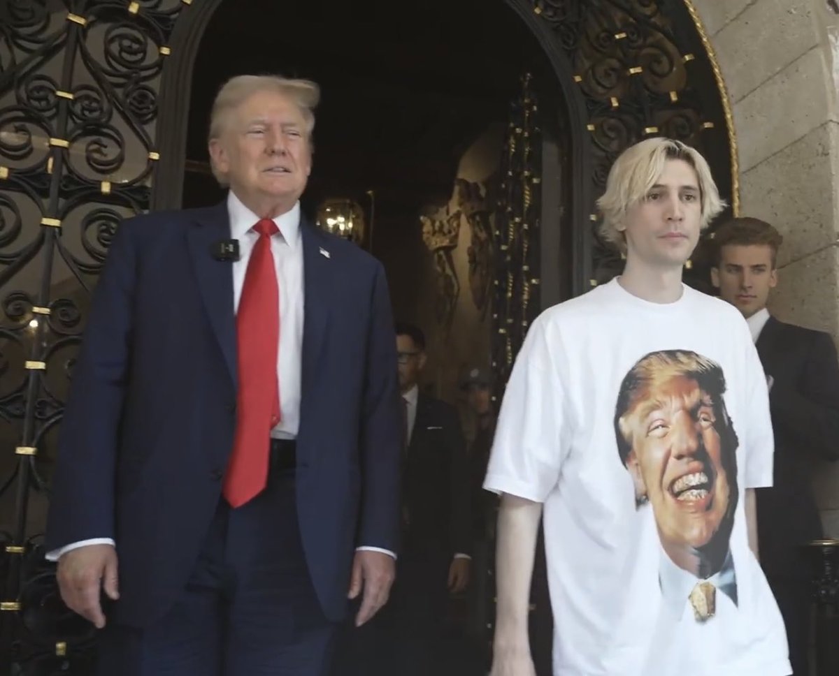 RoseShepard33's tweet image. ⁦@realDonaldTrump⁩ and ⁦@xQc⁩ 
#circa 2024 🌹33 #MakeAmericaFreeAgain