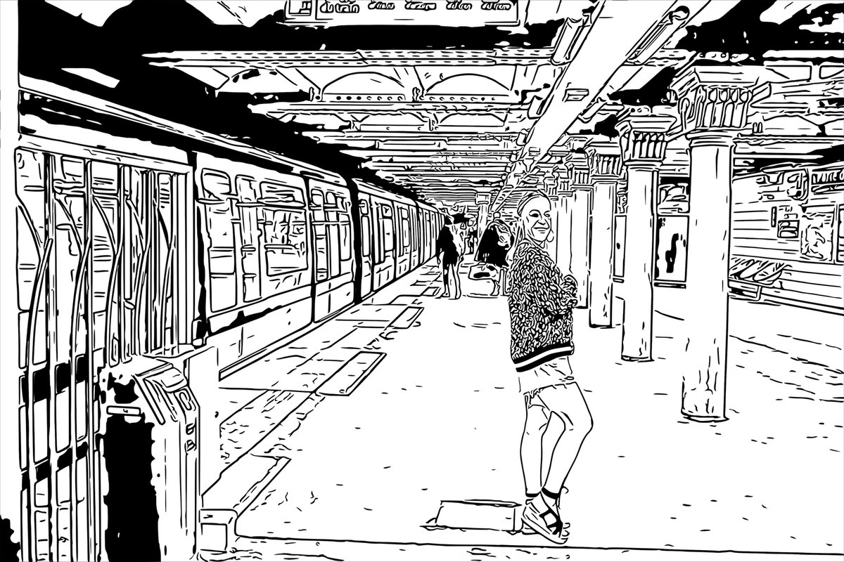 createurecit's tweet image. Les rencontres peuvent être multiple dans le métro....ne jugez pas les apparences...
#bienveillance #yes #regard