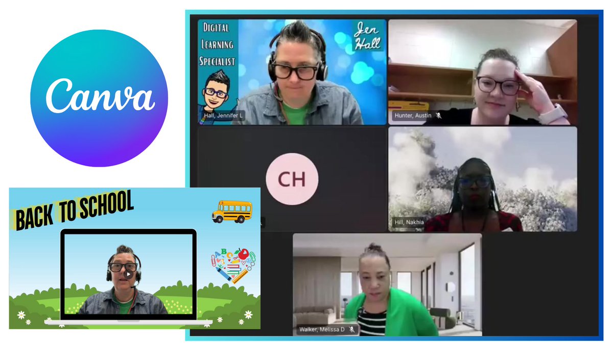 Jen Hall, NBCT (@apsitjen) on Twitter photo I had too much fun sharing tips for creating engaging videos with the <a href="/APSInductsYou/">APSInducts2.0</a> team. Thanks, <a href="/Hill_Mentors/">Nakhia Hill</a> for the invite to share ideas with the team for using <a href="/canva/">Canva</a> to create video content. Thanks, <a href="/APSITMelissa/">β¨Dr. Melissa Dandy Walker</a> for joining us for the <a href="/CanvaEdu/">Canva for Education</a> fun. <a href="/APSInstructTech/">APS IT Department</a> I had too much fun sharing tips for creating engaging videos with the <a href="/APSInductsYou/">APSInducts2.0</a> team. Thanks, <a href="/Hill_Mentors/">Nakhia Hill</a> for the invite to share ideas with the team for using <a href="/canva/">Canva</a> to create video content. Thanks, <a href="/APSITMelissa/">β¨Dr. Melissa Dandy Walker</a> for joining us for the <a href="/CanvaEdu/">Canva for Education</a> fun. <a href="/APSInstructTech/">APS IT Department</a>