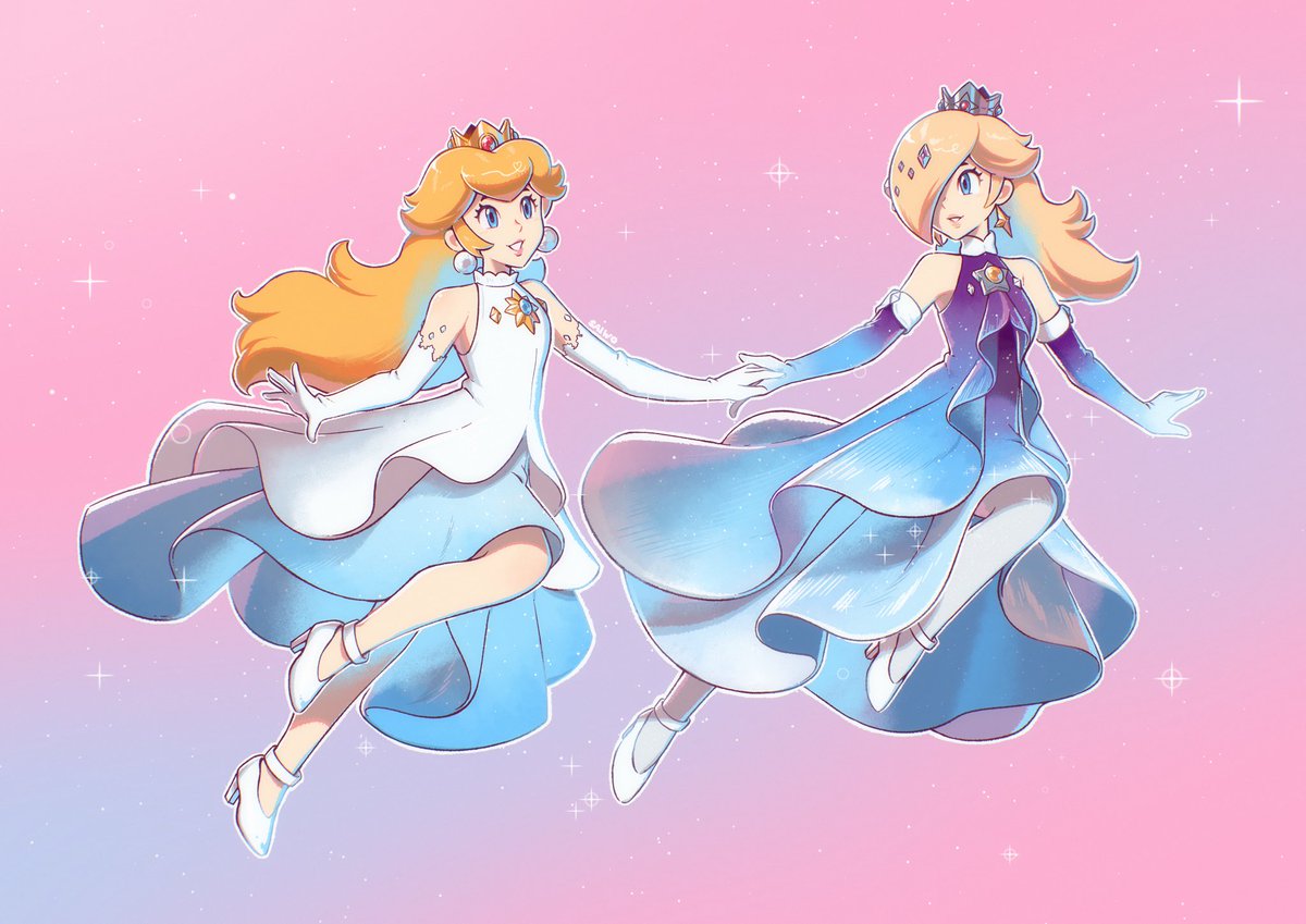 ピーチ姫 「PEACH MONTH - DAY 5  Radiant aurora! Whe」|SAIWO✨COMMISSIONS open!のイラスト