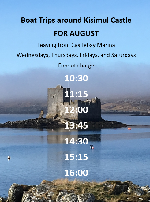 BarraIsland's tweet photo. For August @welovehistory have added an extra day for the boat trips. They are now Wednesdays, Thursdays, Fridays and Saturdays. #visitorinformation https://t.co/ZAlCFrOZrl