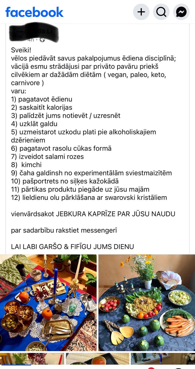 Rasols cūkas formā, salami rozes, eksperimentālās sviestmaizes, pašportrets no siļķes kažokā  un Lieldienu olas ar Swarovski kristāliem....
Eh, nemāku ēdienu disciplīnu. Eju izmest Kaucmindes pavārgrāmatu un abas 🥇🥇 valsts mājturības olimpiādē.
P.s. Vēlu atrast klientus! 👍🏻🥹