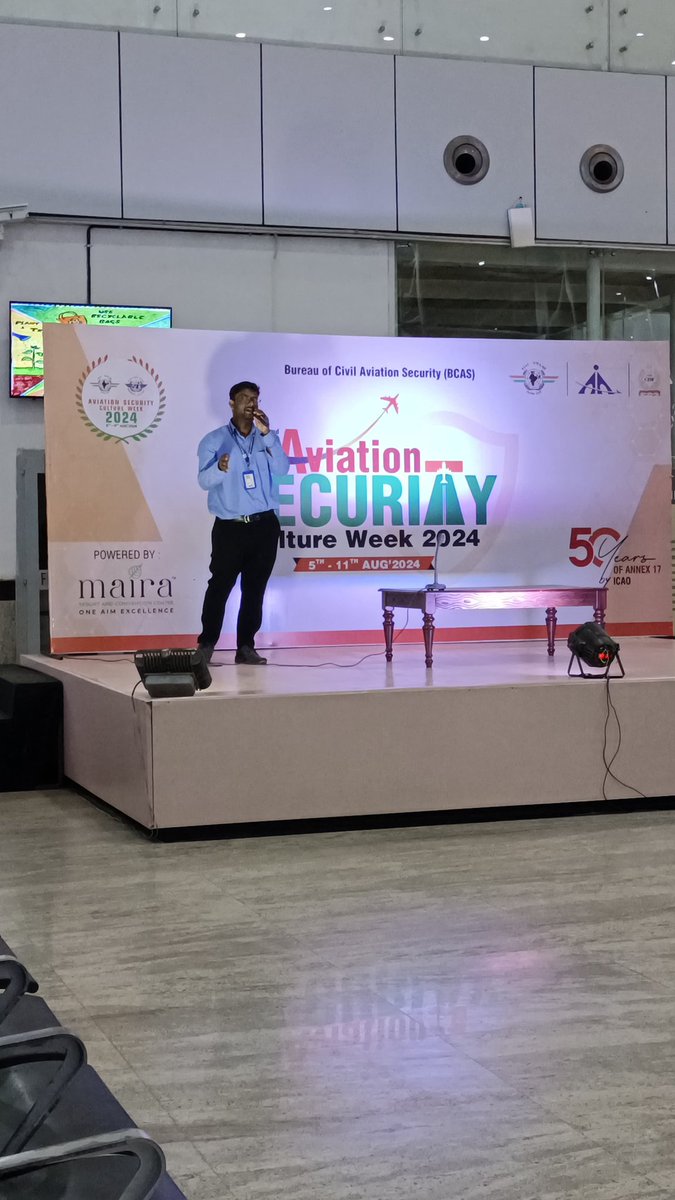 aairprairport's tweet image. @aairprairport is observing 2nd Aviation Security Culture Week from 5th to 11th August 2024. Airport Director administered a pledge to AAI,CISF,BCAS,Airlines &amp;amp; airport staff marking the commencement of #ASCWeek 2024. It was followed by cake cutting,quiz and cultural performances.