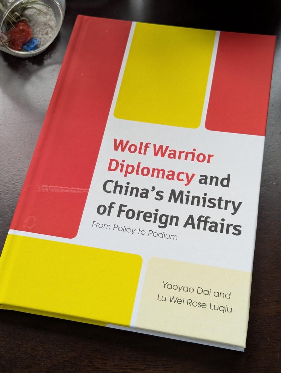 yaoyao_dai's tweet photo. New Book! So excited to share my work with @roseluqiu on China's Wolf Warrior Diplomacy!

We trace the evolution of China's diplomacy since Mao and offer a large-scale analysis of China's diplomatic language and media reactions to WW diplomacy in the Global South. https://t.co/1q2NoDEECk