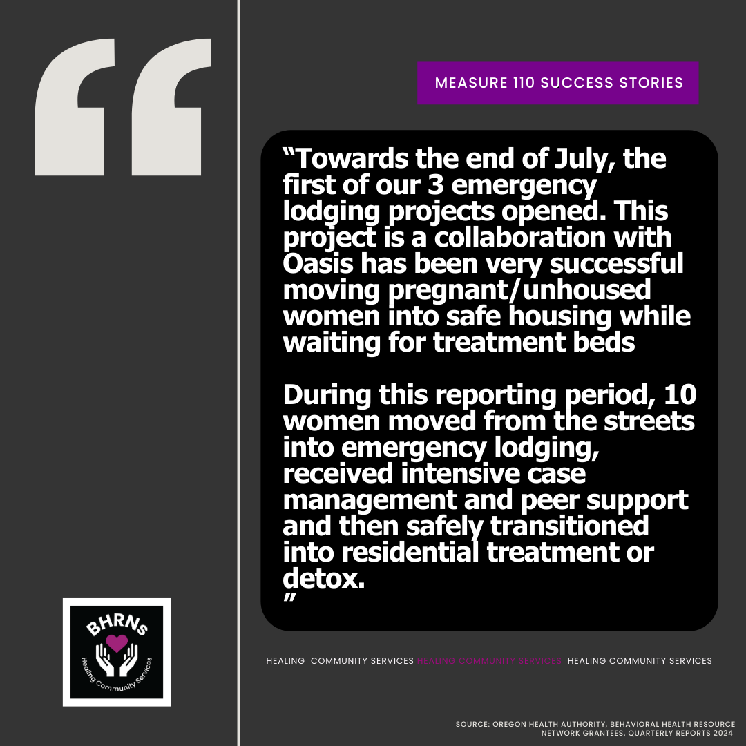 HJRAOregon's tweet photo. #Measure110-funded providers are standing up addiction facilities across our state, getting people off the streets and into the care they need. M110โs creation of the Behavioral Health Resource Networks has enhanced a more coordinated system of care. Recovery is increasing in OR. https://t.co/dwwEXMJK9w