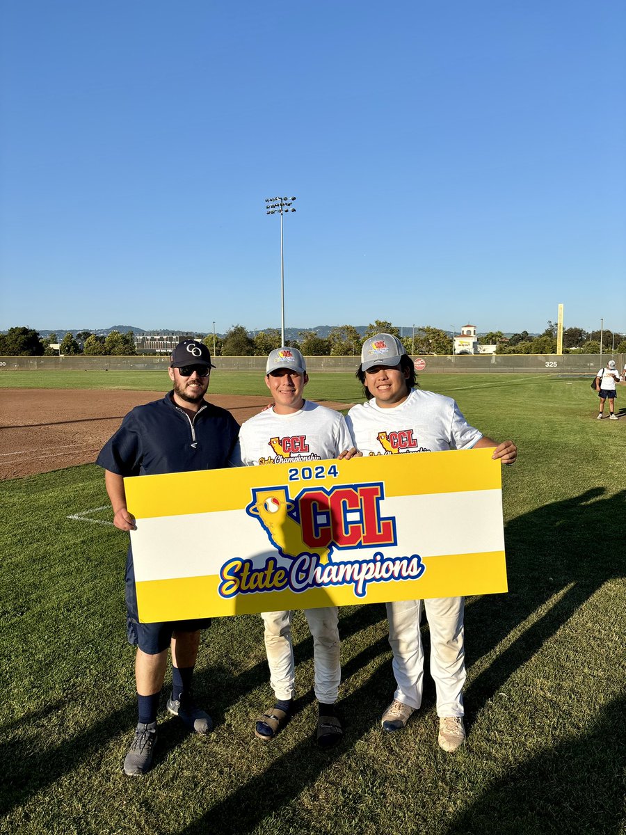 Oxnard College Condors Winning a championship this summer <a href="/OCCondors/">OC Athletics</a> <a href="/OCAAA21/">OCAAA</a>