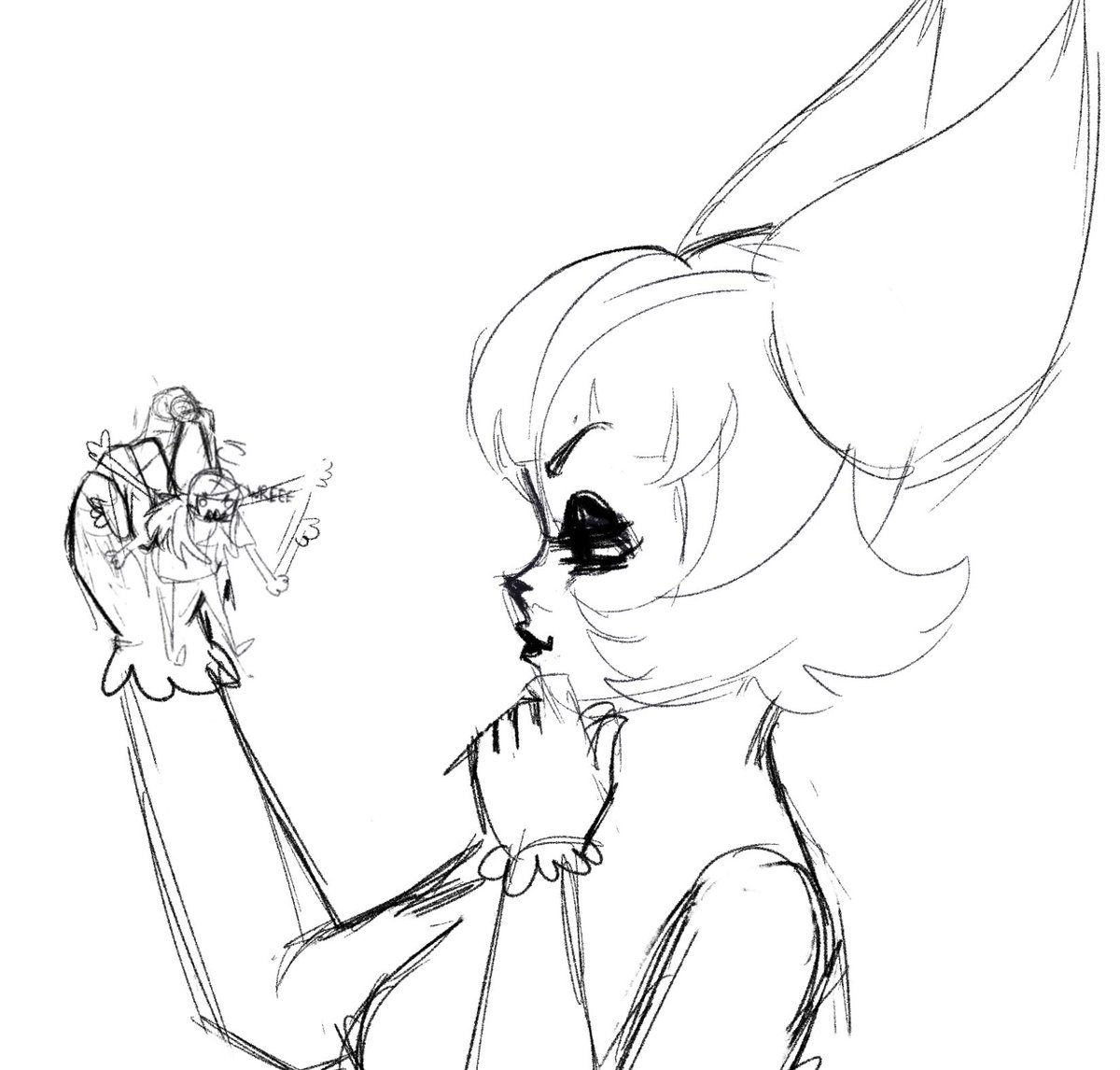 What’s this weird lil gremlin trying to say to me….