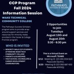Photo by Pathways Success Scholars Mentorship Program (@WTCCPathways)