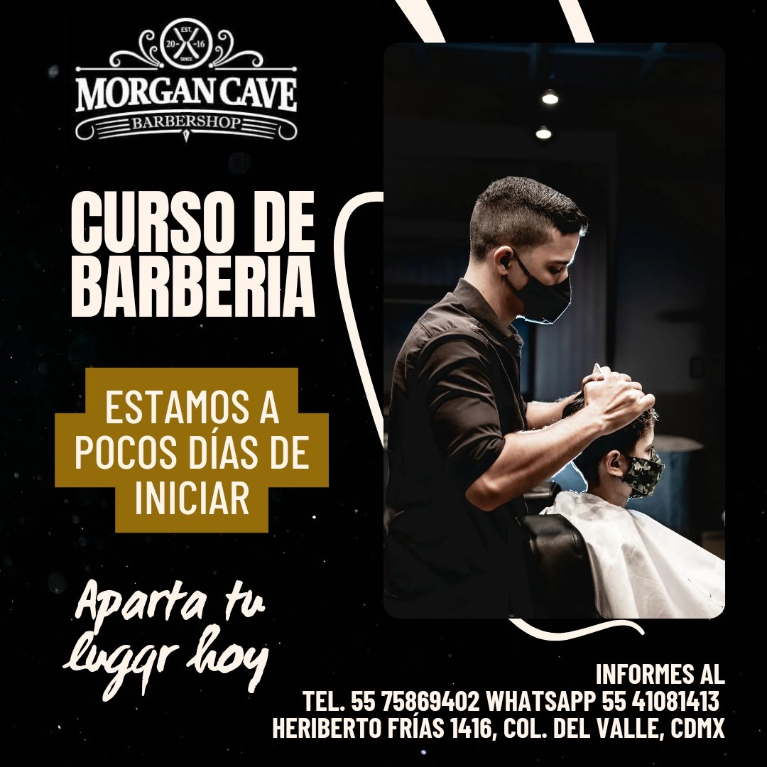 morgancavebs1's tweet photo. 💈ESTAMOS A POCOS DÍAS DE INICIAR💈Aprende con nosotros ✂️ pide INFORMES 📲 55 41081413 y aparta tu lugar HOY, TE ESPERAMOS en Heriberto Frías 1416, Col. Del Valle, CDMX @En_laDelValle #losmejores #cortes #afeitados #barberia #cursos #Agosto2024 https://t.co/x7JfVs8v0W