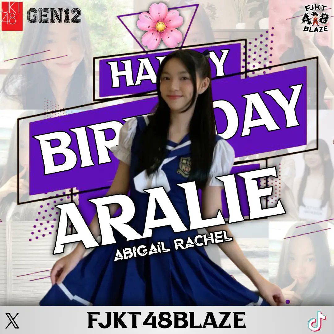 fjkt48blaze's tweet photo. Selamat Bertambah Usia Aralie yang ke 16 tahun 🎂🎉 Semoga apa yang di inginkan saat ini segera terkabul, makin semangat lagi & semoga sehat selalu jangan mudah menyerah ya dek🎈
#MAHL16AIKATA
#Arariel
#birthdaygirl #hbd #16th #jkt48 #generasi12 #memberjkt48 #araliejkt48 https://t.co/5eXPGCCGLF
