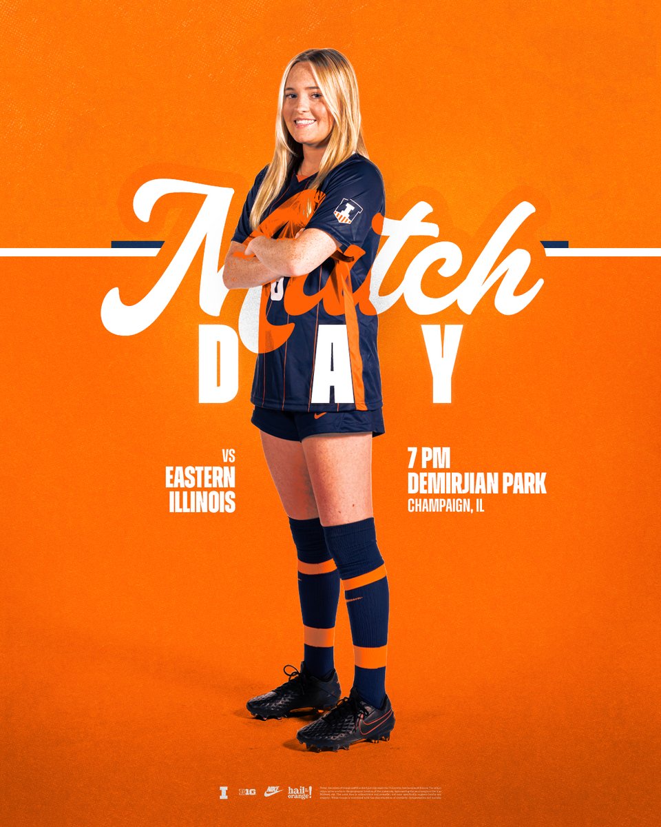 Matchday!

🆚 Eastern Illinois (Exhibition)
🏟️ Demirjian Park
🕛 7 PM CT

#Illini | #HTTO | #UP ⬆️