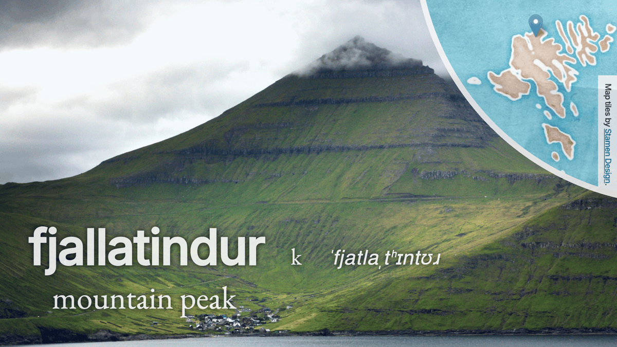 ForoysktDaily's tweet photo. Between #Eiði and #Funningur lies the highest #Faroese mountain - #Slættaratindur (#slættur refers to the summit’s flat surface)
Since 2012 its elevation is no longer 882 meters, but "only" 880 m. But it's still one of ten mountains which rise to over 800 m ASL
#føroyskt https://t.co/MywovuNlbB