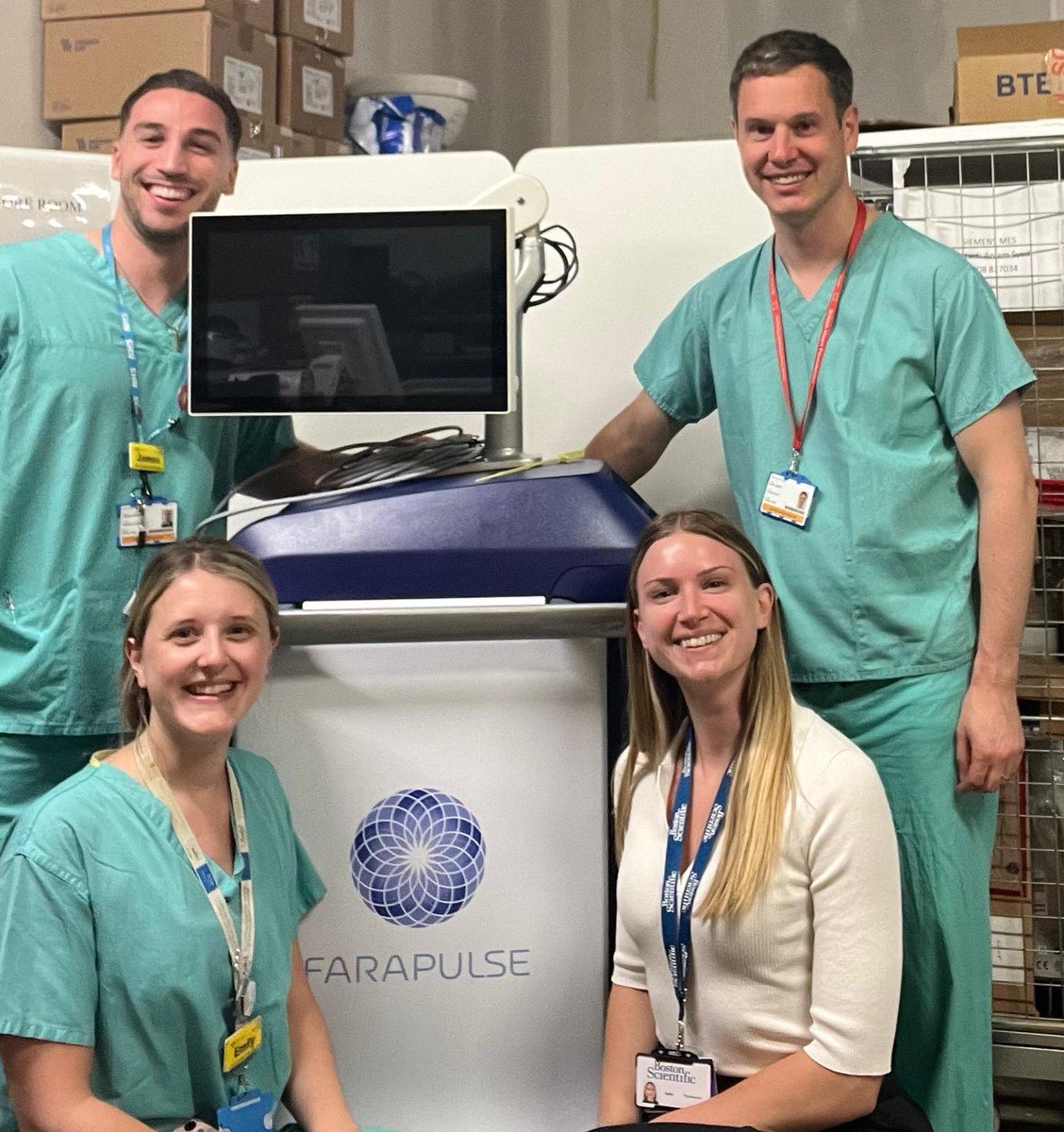 Dr Malcolm Finlay (@mcfinlay) on Twitter photo Proud to be (helping) <a href="/NHSBartsHealth/">Barts Health</a> into the PFA era for AF ablation. 2x PulseSelect w <a href="/AbbottCardio/">Abbott Cardiovascular</a> HD grid mapping and smashed a Farapulse case. The Ice age 🥶has ended⚡️⚡️.
Thks <a href="/BSCCardiology/">BostonSci Cardiology</a> and <a href="/MedtronicUK/">Medtronic UK</a> for bringing the advances to our patients, and our A1 team🙏😁 Proud to be (helping) <a href="/NHSBartsHealth/">Barts Health</a> into the PFA era for AF ablation. 2x PulseSelect w <a href="/AbbottCardio/">Abbott Cardiovascular</a> HD grid mapping and smashed a Farapulse case. The Ice age 🥶has ended⚡️⚡️.
Thks <a href="/BSCCardiology/">BostonSci Cardiology</a> and <a href="/MedtronicUK/">Medtronic UK</a> for bringing the advances to our patients, and our A1 team🙏😁