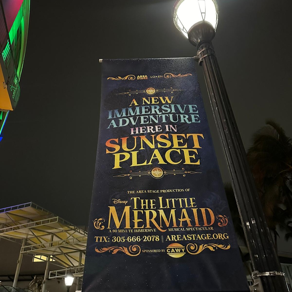 SoMiamiGov's tweet image. City Manager Genaro "Chip" Iglesias attended the incredible show by @areastage! 🌟 An immersive experience by Area Stage and Loxen Productions; Disney’s The Little Mermaid. Great job, @areastage! 👏🎭 #AreaStage #SoMi #TheCityOfPleasantLiving #SouthMiami