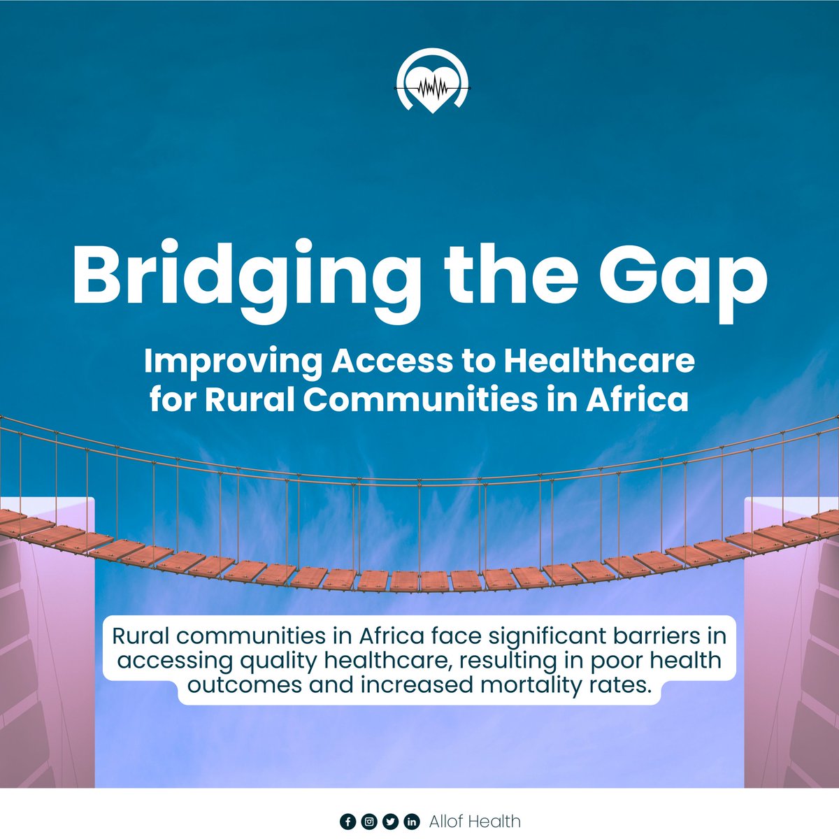 allof_health's tweet photo. Improving access to healthcare in rural Africa requires a multifaceted approach in addressing challenges. By leveraging technology and partnerships, we can bridge the healthcare gap and achieve UHC for rural communities.
#allofhealth
#healthtechinnovation
#HealthDataSharing https://t.co/FISiDUcAnf