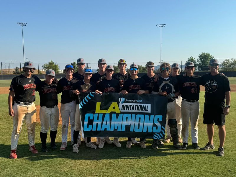 Wes_Dud9's tweet photo. Had a great summer with the NorCal U 2027 Evo team. Thank you @NorCalU1 and @NorCalBaseball for the opportunity. I really enjoyed meeting new teammates I can call friends and being a part of an amazing program.

26 Games
80 PA
.375 AVG
1.056 OPS
24 Hits
12 Doubles
24 Runs Scored https://t.co/W3YPKRFj3F