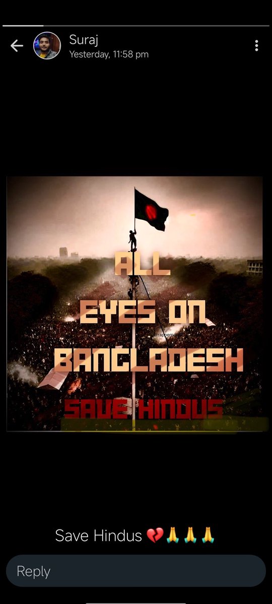 justnayan_'s tweet photo. Bangladesh will become another #Pakistan now onwards. It's crucial to support the Hindu community there!!
 #Bangladesh 
#SupportHindus 
#AllEyesonBangladesh
#AllEyesOnBangladeshiHindus https://t.co/jFWq296kXy
