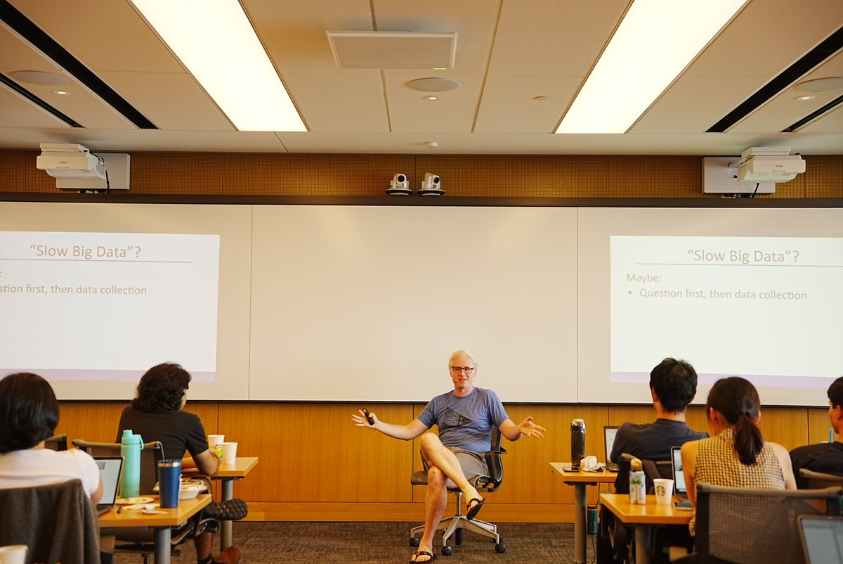 🎤 Right now, Rob Voigt (<a href="/rfpvjr/">rob voigt</a>) from <a href="/linguisticsNU/">NorthwesternLinguist</a> is sharing his thoughts on multimodality and "slow big data." 📊✨ Exciting insights ahead! #SICSSChicago2024 #CompSocSci #Multimodality

Special thanks for joining us with a hurt ankle. Best wishes!