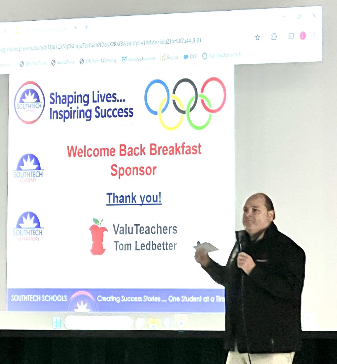 Beth_ledbetter's tweet photo. ValuTeachers- Team Ledbetter has the privilege to sponsor the SouthTech welcome back breakfast for their staff!  It is going to be an awesome year! https://t.co/732XCGZyiW