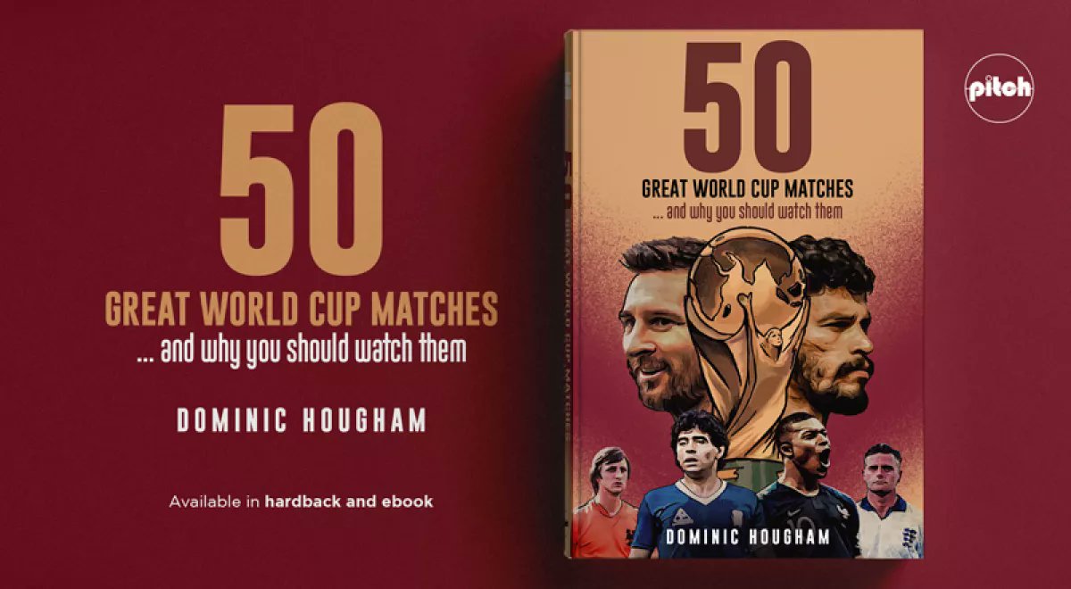 80s90sfootball's tweet photo. 📚 Book Giveaway 📚

We've got a signed copy of Dominic Hougham excellent new book '50 Great World Cup Matches' up for grabs

To enter, simply:
⚽️ follow @80s90sfootball &amp; @dominichougham
⚽️ ❤️ &amp; 🔄 this post

Closes 9pm Friday 9th August https://t.co/kIvAflJ1HF