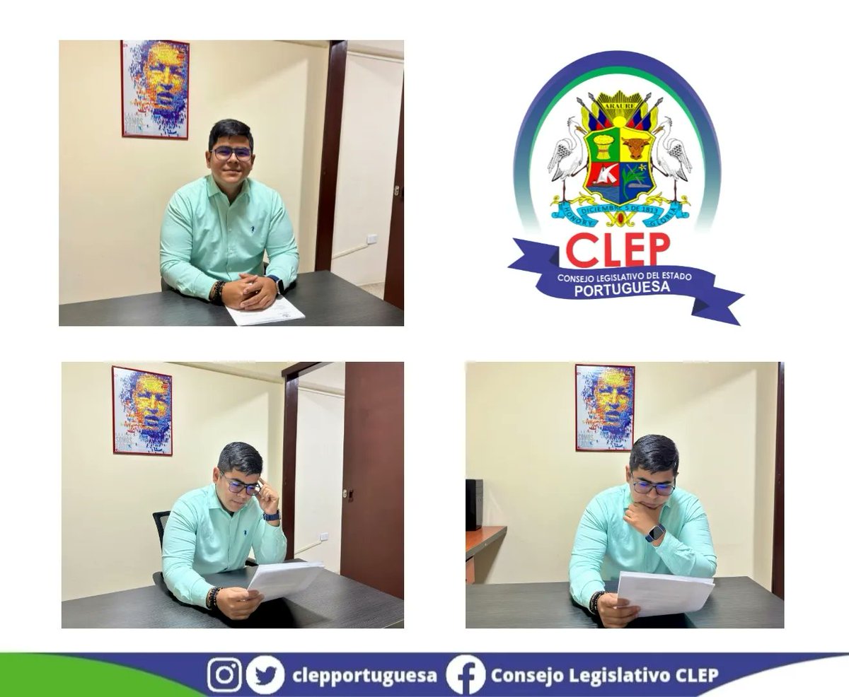 #Hoy nuestro legislador Darki Pérez, presidente de la Comisión Permanente de Ecosocialismo, Ordenación Territorial y Servicios, en labores parlamentarias de planificación legislativa.

El Consejo Legislativo del Estado hace Revolución bajo los principios de máxima eficiencia.