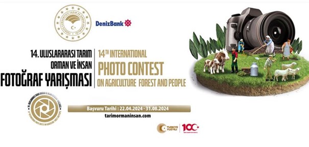 Tarım ve Orman Bakanlığı tarafından DenizBank'ın desteğiyle  düzenlenen “14. Uluslararası Tarım Orman ve İnsan Fotoğraf Yarışması"na başvurular devam ediyor.
Detaylı bilgi ve başvuru için: tarimorman.gov.tr/EYDB/Haber/457…