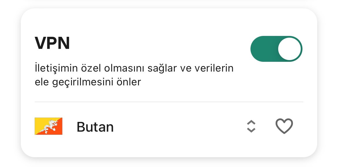 İnternetin geçen ay geldiği ülkeden VPN kullanıyoruz. #VPN #insatagramigeriver