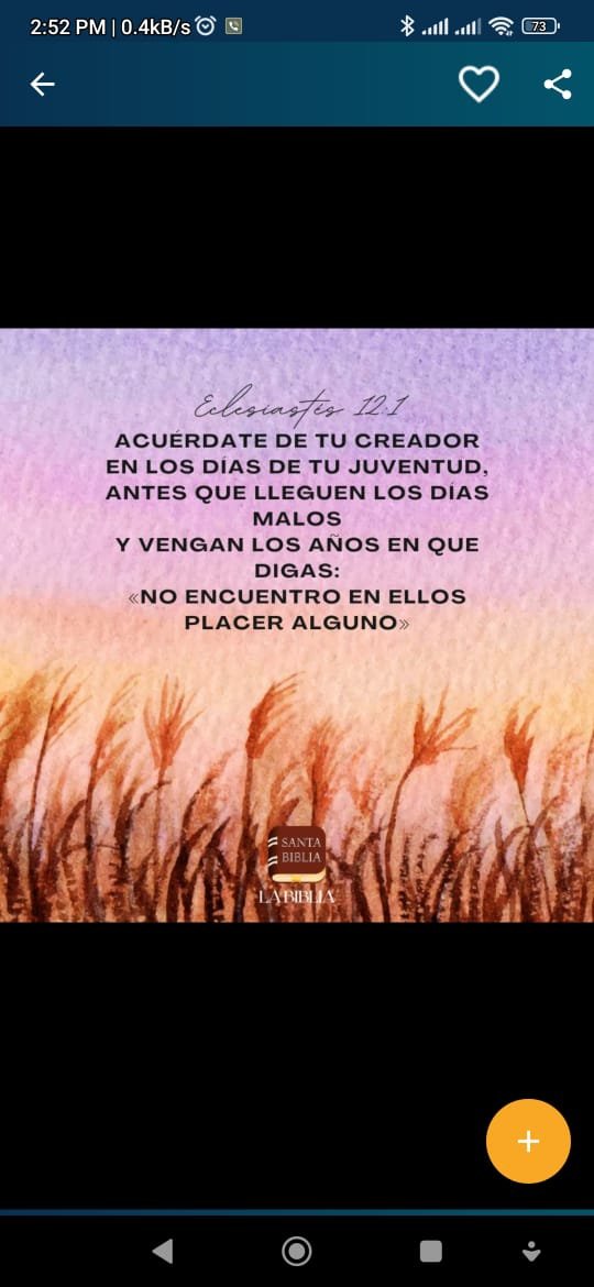 Acuérdate de tu Creador en los días de tu juventud, antes que vengan los días malos, y lleguen los años de los cuales digas: No tengo en ellos contentamiento; 
Eclesiastés 12:1