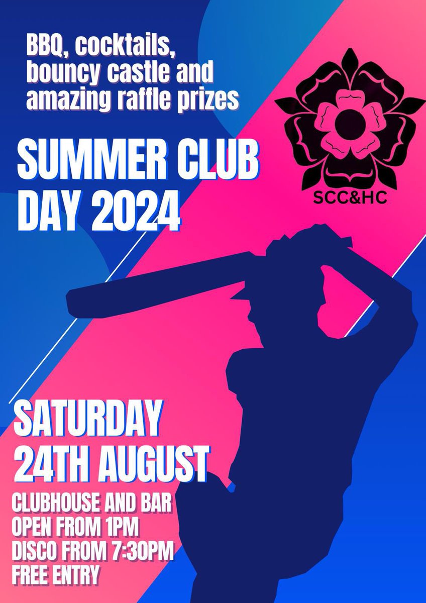 mabcatering's tweet photo. Club Day at Sutton Coldfield Cricket and Hockey Club. It’s set to be a brilliant day with amazing raffle prizes up for grabs! Club is open from 1pm and our disco is at 7:30pm. We hope to see you there! 🏏🏑 https://t.co/RljLNsoK8M