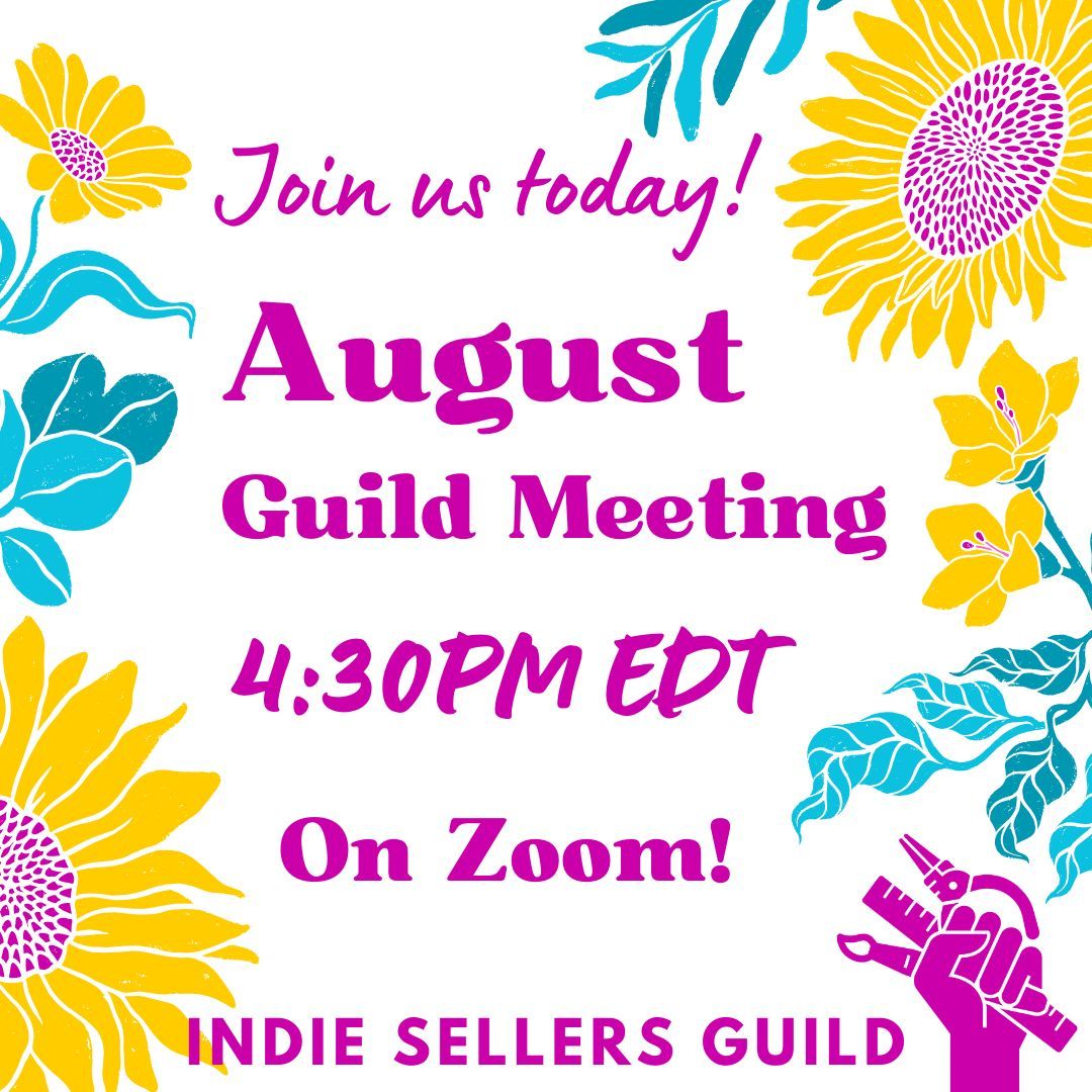 Our guild meeting is happening today at 4:30PM EDT!  This will be a quick one, Kristi is going over some useability changes to our new community website. #indiesellersguild #opensource #UNAcms #supportcreators #indiestrong
