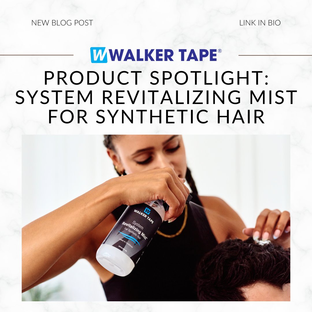 WalkerTape's tweet photo. Your synthetic hair deserves the best – treat it with System Revitalizing Mist for a fresh, revitalized look every day!  Learn more through the link in bio! #WalkerTape #EmpowerConfidence https://t.co/E1l54truLV