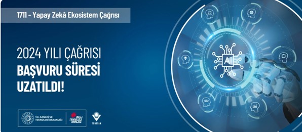 TEYDEB 1711 – Yapay Zeka Ekosistem 2024 Çağrısı başvuru tarihi 21.08.2024 tarihine uzatılmıştır.
Detaylı bilgi ve başvuru için: tubitak.gov.tr/tr/duyuru/1711…