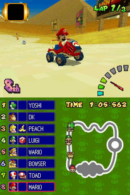 SuperGameCube's tweet image. Some screenshots showcasing recent progress #GameCubeGrandPrix Namely HUD, and UI graphics. These were made with the assistance of Birdo, Nyan64, & @rocoloco321