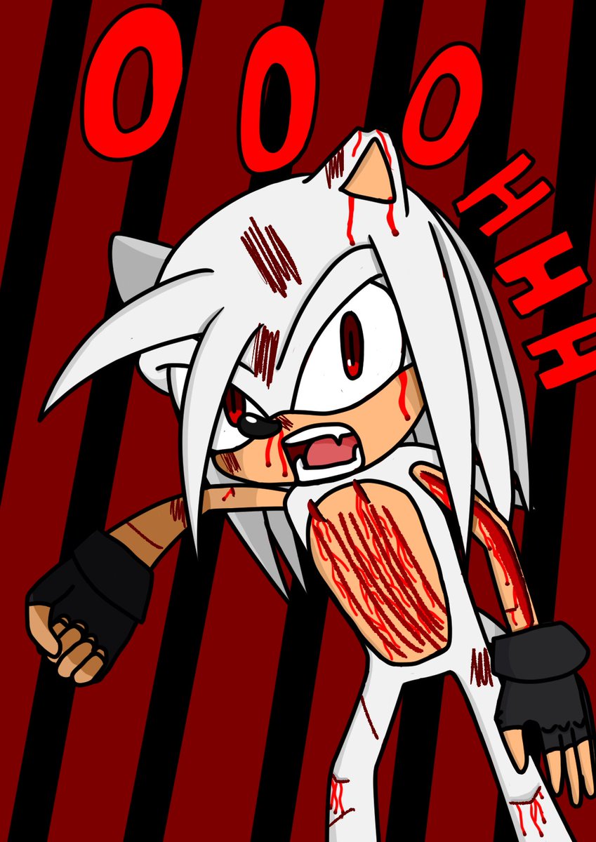 TeoSim4's tweet image. remade something I made years ago, included a manga version because I wanted to play around with the screentones thingy in CSP (JoJo reference to Josuke VS Kira)

#SonicTheHedghehog #sonicoc #Redraw