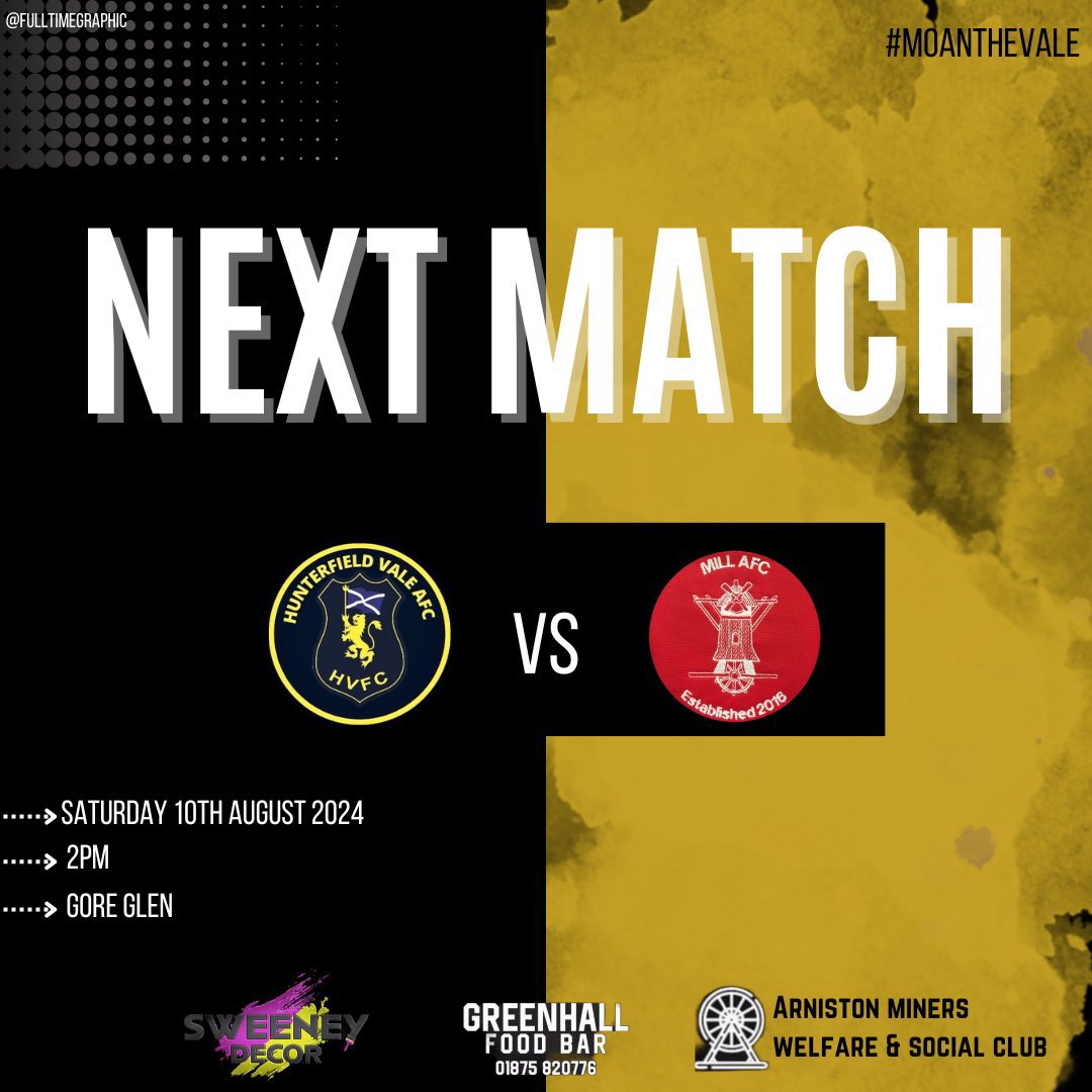 HunterfieldV's tweet photo. Details for our league opener ⚽️ https://t.co/dNBYXbR5uJ