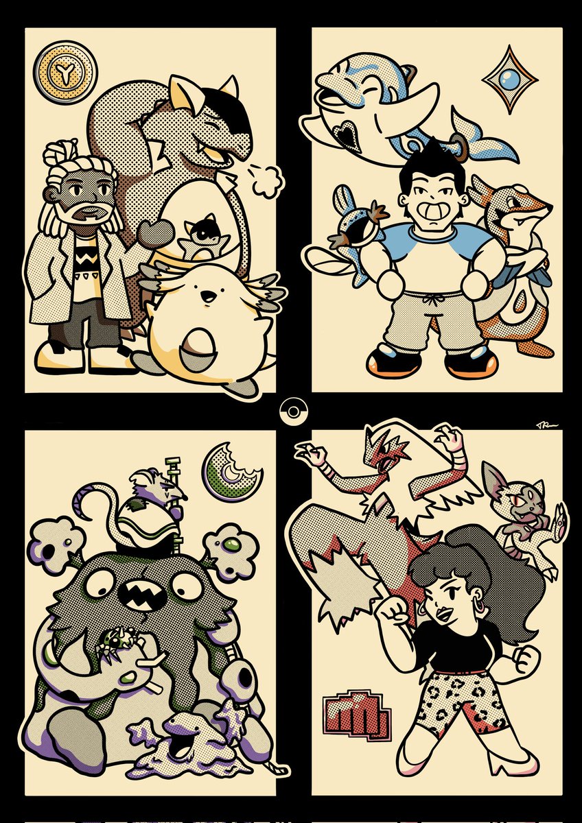 liv3mas's tweet photo. My pieces for the "I Choose You" d20 Pokemon crossover zine run by @spinaholi for #D20ZineJam2024 !!! @d20zinejam #dimension20 

Check out the zine + the rest of the bundle! All proceeds go to charity :D  https://t.co/DUZTizesdA https://t.co/zRTRKv3WsK