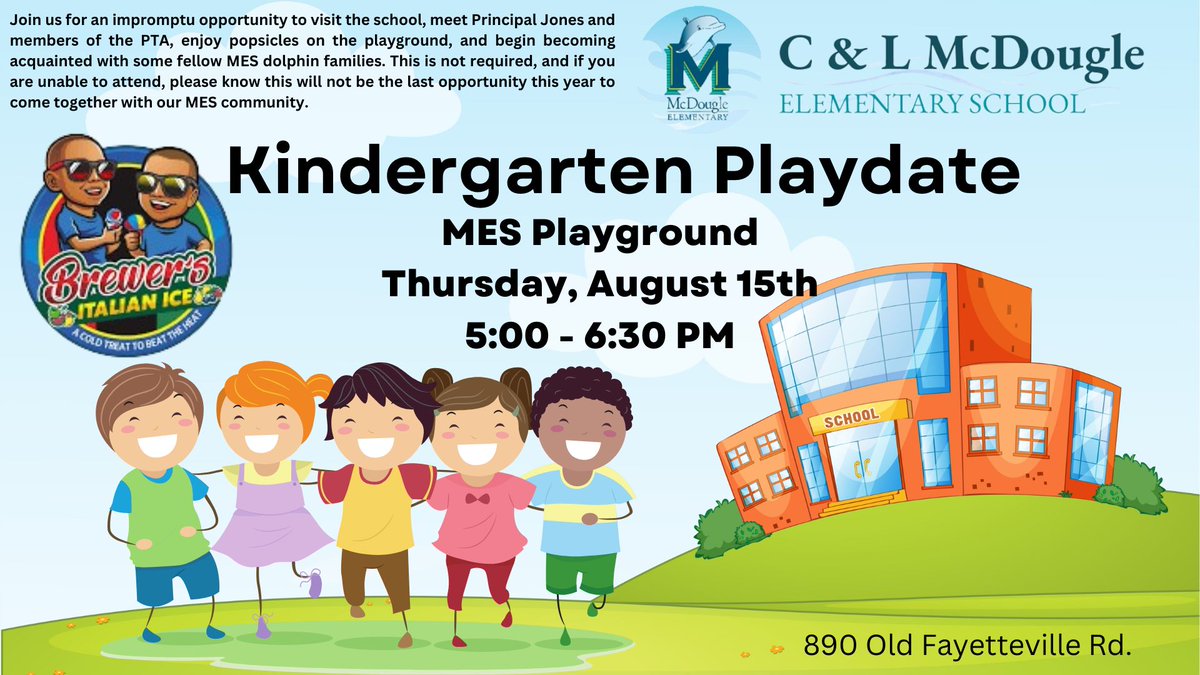 McDougle Elementary (@mcdouglees) on Twitter photo We're so excited to welcome our Kinder Dolphin Families. Come join us Thursday, August 15th, from 5:00 - 6:30 PM and become acquainted with some of our Dolphin Community. <a href="/PrincipalKJones/">Kirtisha Jones</a> <a href="/KoMcGov/">Katy McGovern</a> <a href="/chccs/">Chapel Hill-Carrboro City Schools</a> We're so excited to welcome our Kinder Dolphin Families. Come join us Thursday, August 15th, from 5:00 - 6:30 PM and become acquainted with some of our Dolphin Community. <a href="/PrincipalKJones/">Kirtisha Jones</a> <a href="/KoMcGov/">Katy McGovern</a> <a href="/chccs/">Chapel Hill-Carrboro City Schools</a>
