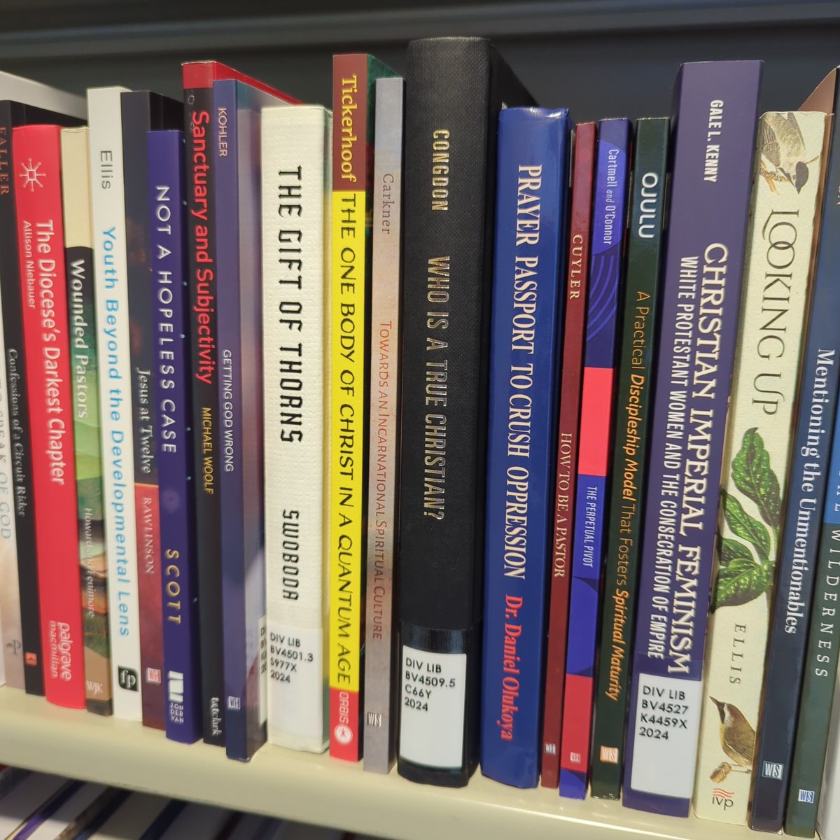 New books at Yale Divinity Library <a href="/dwcongdon/">David W. Congdon</a>
