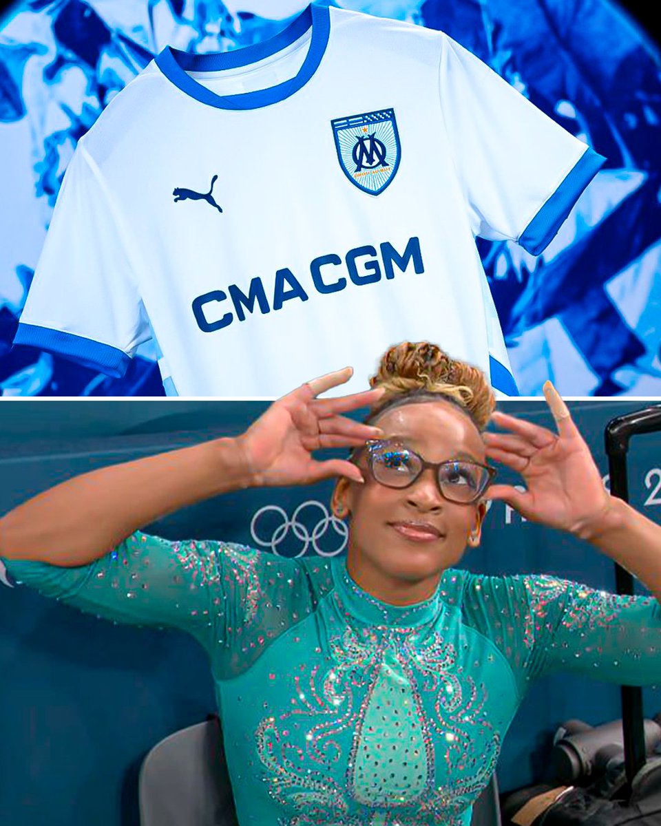 OM_Portugues's tweet photo. Demais essa minha camisa nova, né Rebeca? 🧐💙
#JogosOlímpicos #TimeBrasil #REBECADAY https://t.co/oLMbbfBoQE
