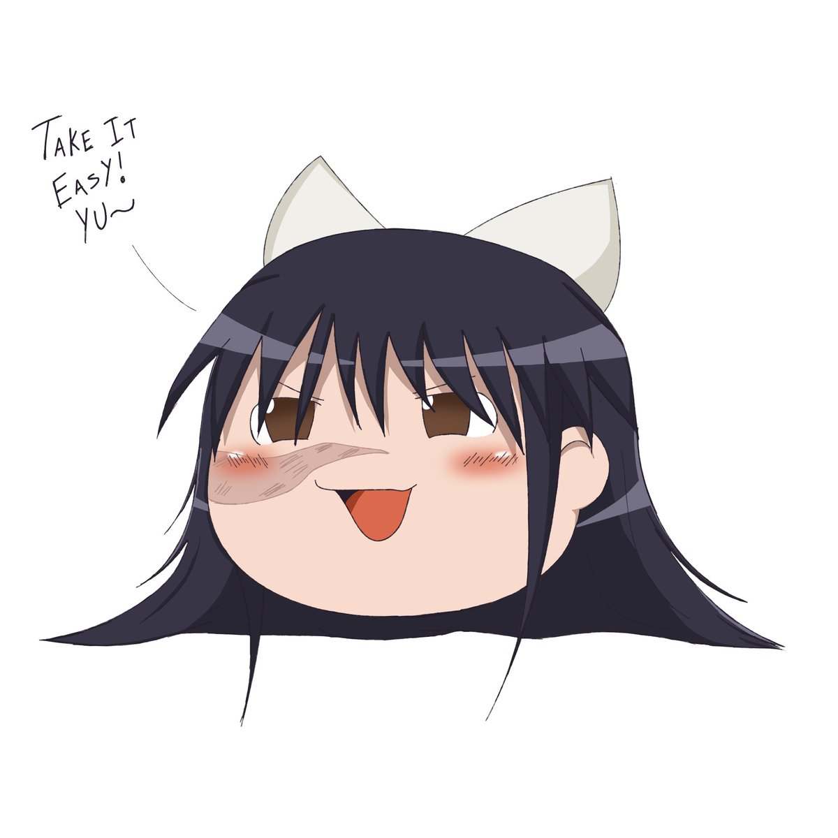 EkuriMoonn's tweet photo. Take it easy with Utahime. https://t.co/FpqzMyuObm