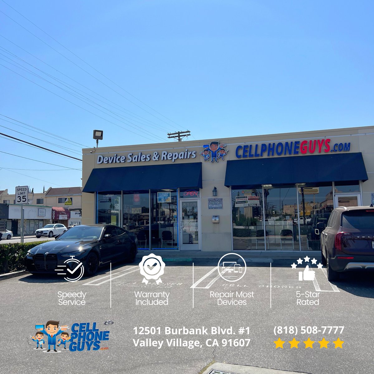 mycellphoneguys's tweet photo. πββοΈ Your local professionals are ready to help you at a momentβs notice. πββοΈExperience our fast, friendly service, and pocket the savings today! We offer both device repairs and sales. #CellPhoneGuys https://t.co/G57CJ2rnHK