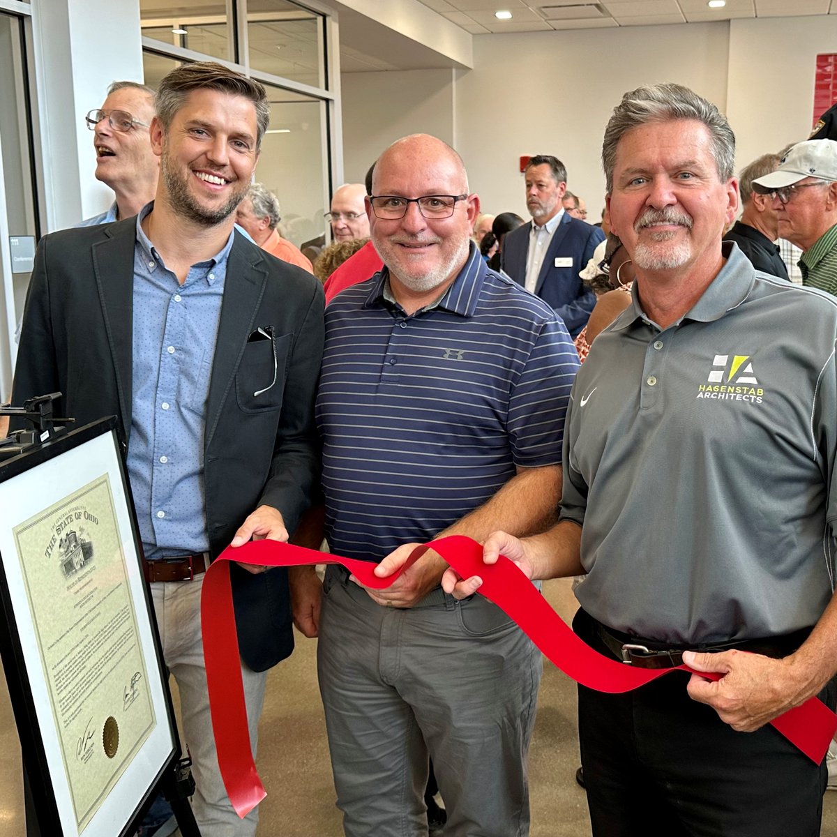 HasenstabArch's tweet photo. Yesterday we celebrated the opening of the new Steubenville City Schools STEM Academy! Our team designed the 40,000 SF facility that features flexible spaces for STEM learning.
#K12design #STEMdesign #STEMschool #k12architects https://t.co/rykaAiHguc
