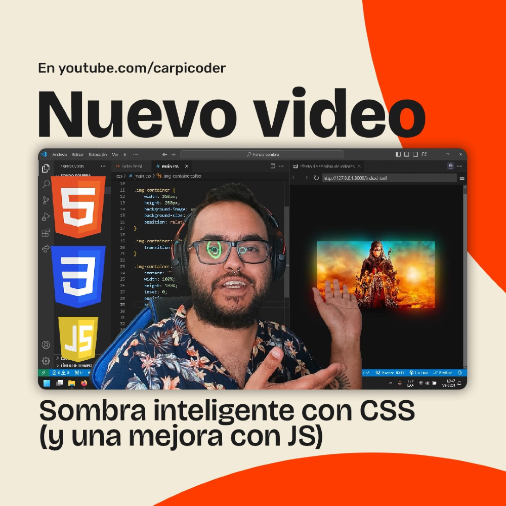 carpicoder's tweet image. Nuevo video!
#htmlcssjs #html #css #javascript #dev #code
Mis redes en la bío!
Donaciones
🤙 carpicoder.com/donaciones
Contacto
👉 hola@carpicoder.com
👉 carpicoder.com