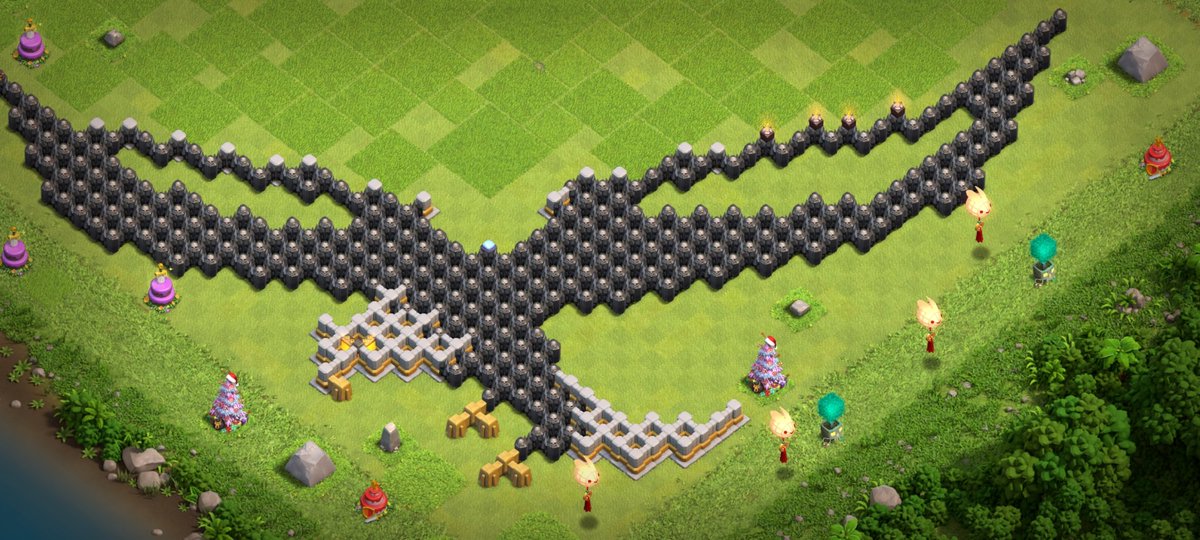 El_Puncinho's tweet photo. @ClashofClans A feathered dragon #RUUVQLCC https://t.co/qraOBWrgyQ