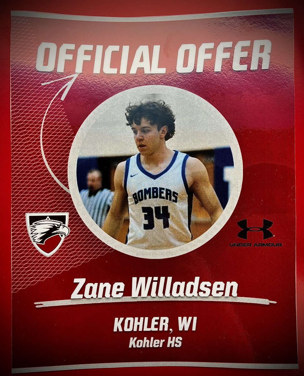 After a great talk and visit with @CoachMeyer_ECBB I am excited and blessed to receive an offer to play at Edgewood College! 🦅🦅